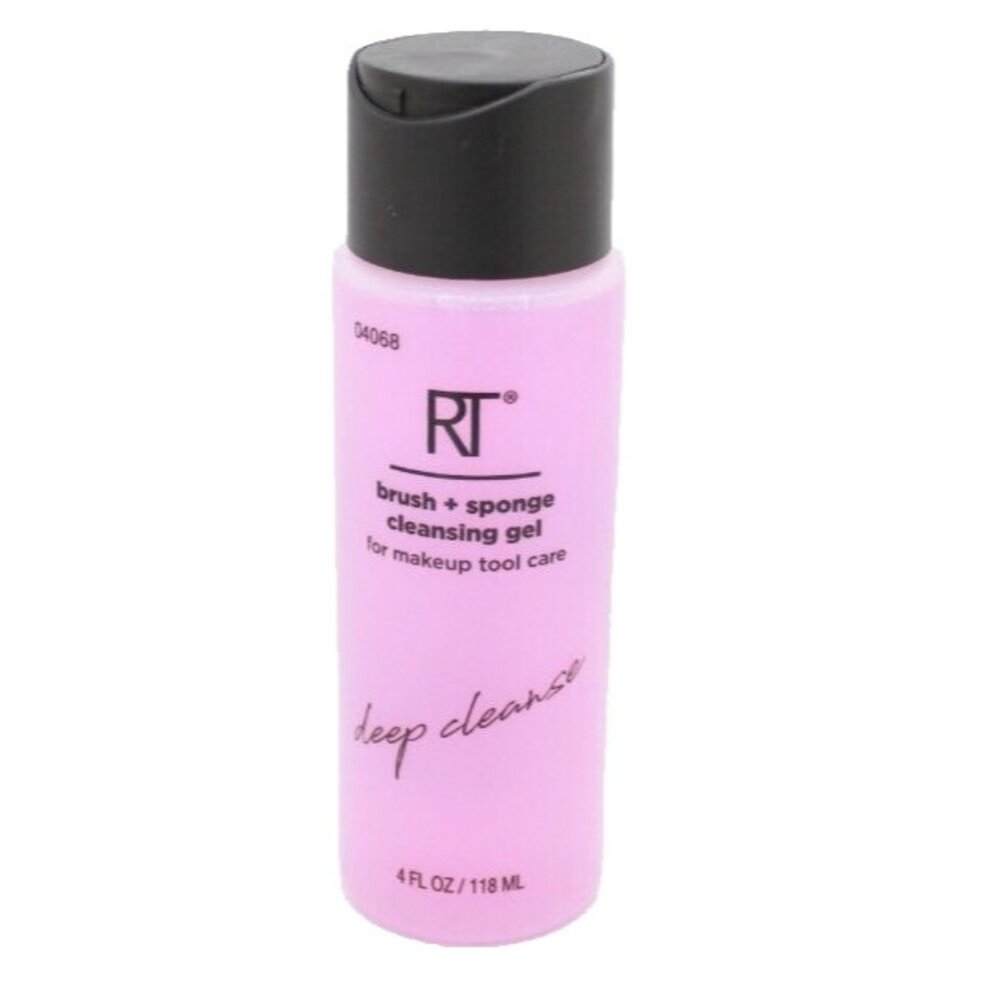 Real Techniques Brush + Sponge Cleansing Gel for Makeup Tool Care 4 fl.oz 118ml